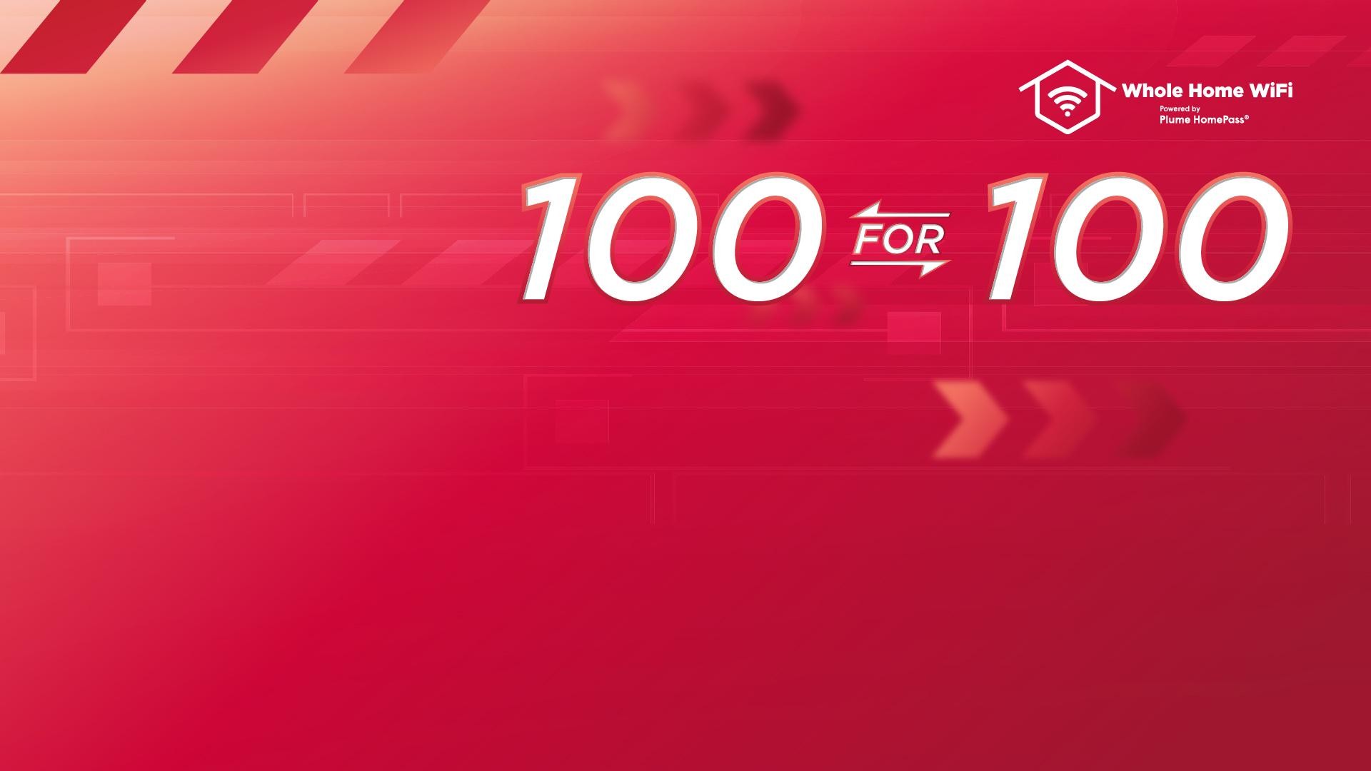 100 Mbps for $100/mo
