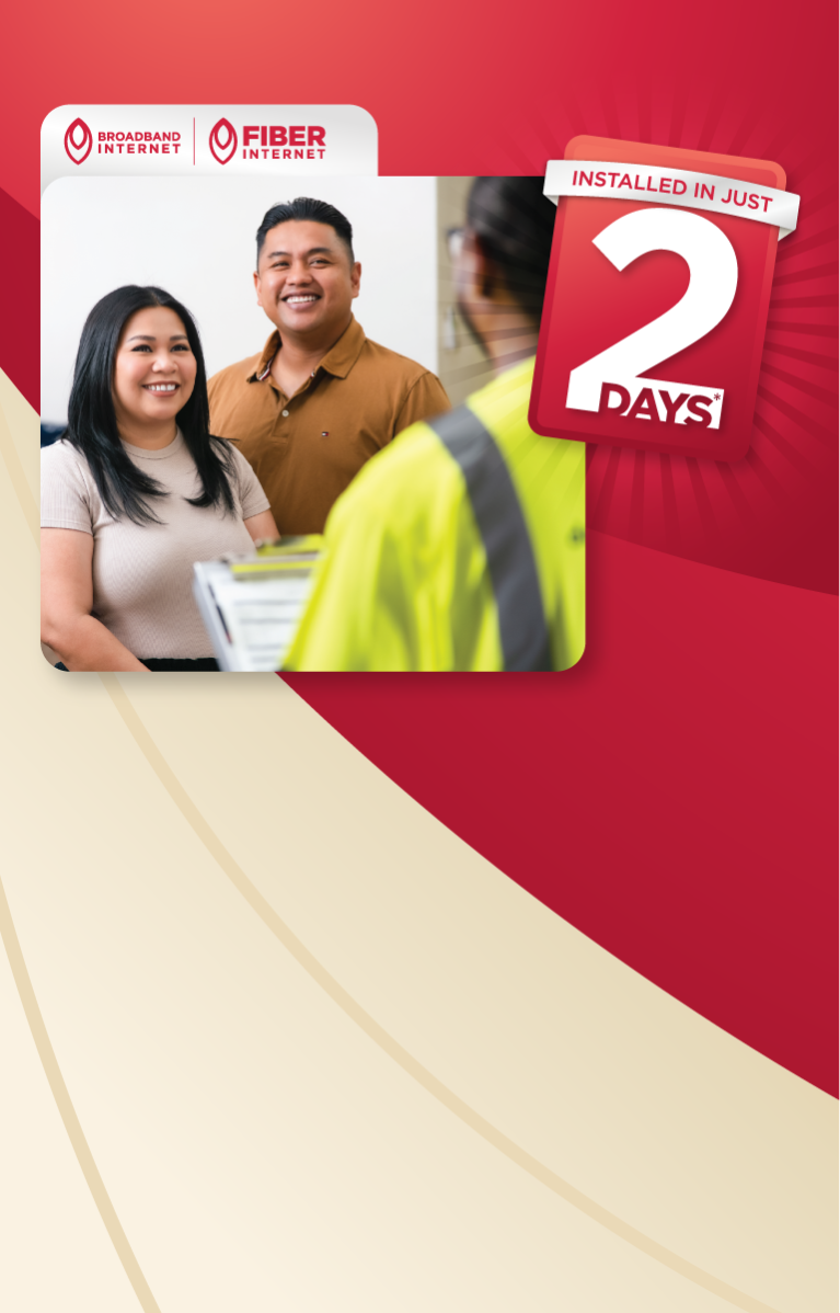 Get installed in just 2 days!