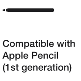 iPad (8th generation) Compatible with Apple Pencil (1st generation)